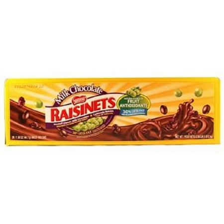 Raisinets Chocolate Raisins - Product Of Raisinets, Milk Chocolate W/Raisins, Count 36 (1.58 oz) - Chocolate Candy / Grab Varieties & Flavors