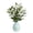 Light Blue, variant on Indoor Artificial Olive Tree 14in with Ceramic Vase in Light Blue,Perfect for Home Office and Living Room Decoration