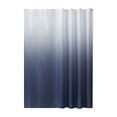 thumbnail image 2 of RoamHome Gradient Shower Curtain, Dark Blue Shower Curtain , Cute Fun Shower Curtain for Bathroom 70.8x35.4 Inch with Hooks, 2 of 8