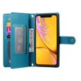 thumbnail image 4 of GANGXUN Étui en Cuir à Rabat pour iPhone Xr - Sangles Longues et Courtes, design Portefeuille, 4 of 5