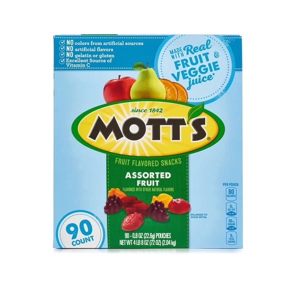 Mott's Fruit Flavored Snacks Assorted Fruit (90 ct.)