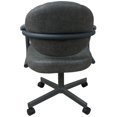 thumbnail image 2 of Swivel Metal Caster Dining Chair M-70 - Northwest Elk - Grey, 2 of 3