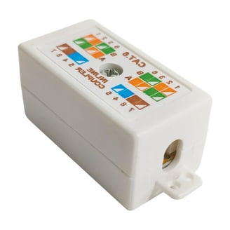 Cables Direct Online Cat6 RJ45 Pass-Through Connectors – Easy Plug Ends (Clear, 8P8C)-1248705