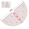 thumbnail image 3 of Yiaed Cute Poodle Dog Print Christmas Tree Skirt , Tree SkirtsTree Mat for Christmas Winter Holiday Indoor Decorations-36", 3 of 7