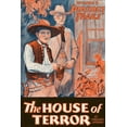 thumbnail image 2 of Unknown 13x18 White Modern Wood Framed Museum Art Print Titled - Vintage Westerns: Perilous Trails - House of Terror, 2 of 4