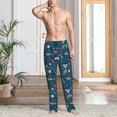 thumbnail image 2 of Sikiie Cartoon Space1 Mens Pajama Pants Sleep & Lounge Pants, PJ Bottoms With elastic waistb and Pockets X-Large, 2 of 6
