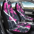 thumbnail image 4 of XYZCANDO 2 pcs Car Seat Covers for Car Decor Car Front Seat Covers Breathable Thin, Van Auto Truck Car Accessories, Pink Tree Camo Pattern, 4 of 10
