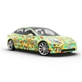 thumbnail image 6 of Rwraps Geometric Floral Fantastical Fanfare Gloss Vinyl Film Wrap 59in x 12ft Vinyl Vehicle Car Film, 6 of 9