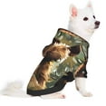 thumbnail image 2 of Fotbe Jungle Hat Bear Sudadera con Estampado para Perros Pequeños – Suéter con Capucha para Mascotas, Tela Suave de Forro Polar con Bolsillo-X-Large, 2 of 7