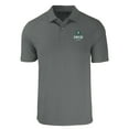 thumbnail image 2 of Men's Cutter & Buck Gray UNC Wilmington Seahawks Big & Tall Forge Eco Stretch Recycled Polo, 2 of 3