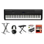 Yamaha P-525 88-Key Digital Piano Package Black Beginner Package