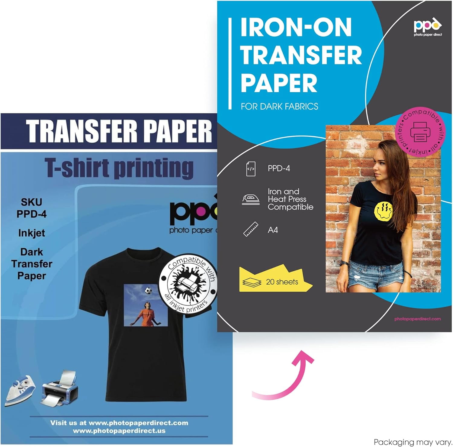 Doodles Cafe - Inkjet Printable Iron-On Transfer Paper Dark - A4, 5pk