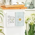thumbnail image 3 of Sm:)e Live Life in the Full Bloom Floral Daisy Spring Kitchen Dish Towels 18x26 Inch Set of 4, 3 of 6