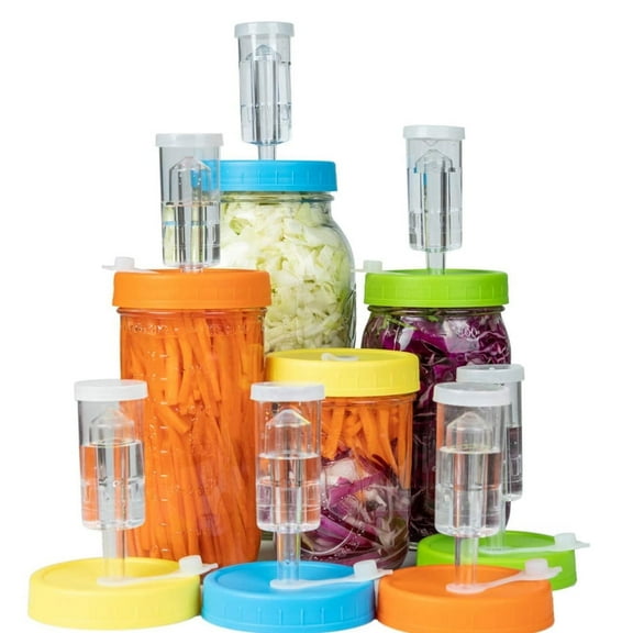 2Pcs Wide Mouth Jar Tank Lids Fermenting Lids Canning Kit Set for Jars