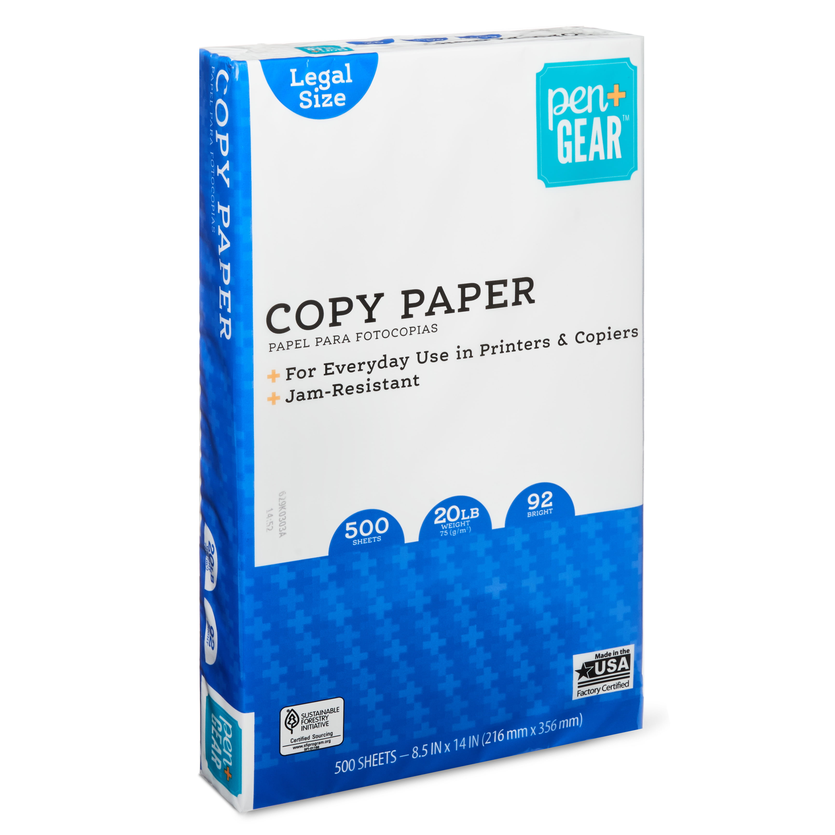 Pen Gear Legal Size Copy Paper 500 Sheets Walmart Com Walmart Com