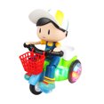 thumbnail image 4 of OULII MultiFunctional Plastic Tricycle Toy for Playing with LED Lights and Music , , Size 31.5x21.3x19.7 cm, 4 of 8