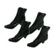 thumbnail image 4 of 2 pares de botas de plástico de 1/12 para muñecas Hugo Negro, 4 of 9