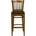 thumbnail image 4 of Home Square Hercules 31" Bar Stool in Cherry with Black Seat - Set of 2, 4 of 8