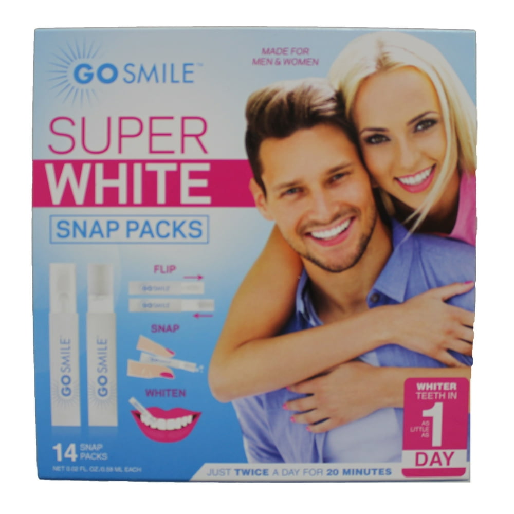 Go Smile Super White Snap Packs 14 Count