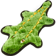 Frisco Flat Plush Squeaking Alligator Dog Toy