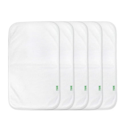 UPC: 0715418201252 | Green Sprouts Stay-Dry Burp Pads (5pk)-White Set-Adult Use Only