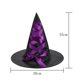 thumbnail image 2 of Sombreros de Halloween, sombrero de encaje de bruja, sombrero ancho acorralado para fiesta de festival, sombrero Oxford para mujer, 2 of 2
