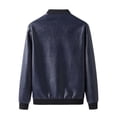 thumbnail image 4 of Chaqueta de cuero para hombre, talla extra grande, traje de béisbol, otoño e invierno, chaqueta de forro polar para hombre gordo, motociclista, gente gordita, 4 of 4