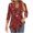 Wine, variant on wdsxpo Womens 3/4 Sleeve Shirts Trendy V-Neck Casual Pleated Blouses Going Out Shirts Beach Vacation Fall Fashion Clothes Outfits