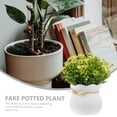 thumbnail image 2 of Farmhouse Style Coffee Table Decor with Faux Bonsai Plants in Potted Foam for Rustic Home, 2 of 6