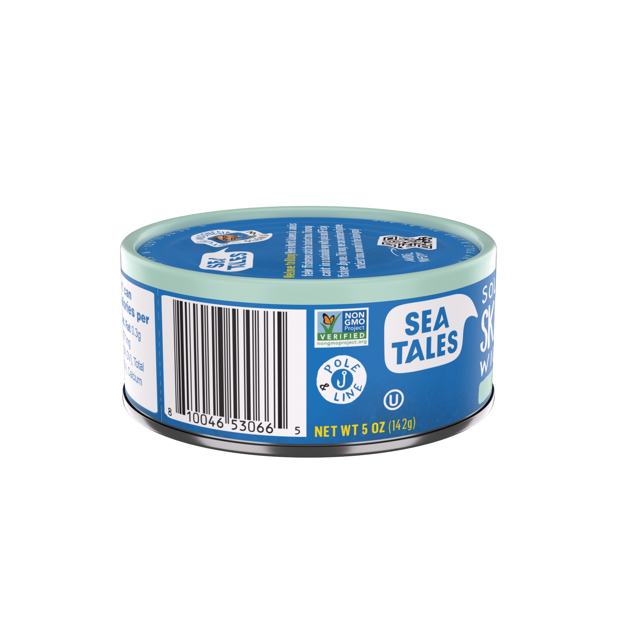 (2 pack) Sea Tales MSC Wild Caught Skipjack Tuna in Water, 5 oz Can