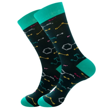 

MRULIB accessories Men And Women Adult Geometric Fruit Pineapple Socks Street Socks Astronaut Socks Socks Green