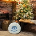 thumbnail image 2 of Bumble 16 Inch Furry Pillow Featuring the Face of the Abominable Snowman, White by Ruz, 2 of 5