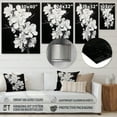 thumbnail image 4 of Designart "Apple Blossom Monochromatic gracefulness XXVI" Floral Metal Art Print, 4 of 5