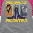 thumbnail image 3 of Disney Villains - Dreadlfully Delightful Scar Maleficent Hades - Toddler & Youth Girls Raglan Graphic T-Shirt, 3 of 5