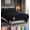 Black, variant on PETGLE Queen Size Extra Deep Pocket Sheet Set – Fits Mattresses Up to 21 inches – Cooling, Soft & Breathable – Oeko-Tex 4 Piece Bed Sheets (Denim Blue)