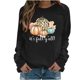 thumbnail image 2 of ICHUANYI Liquidación Camiseta estampada de moda para mujer Blusa de manga larga Cuello redondo Tops casuales Sudadera con capucha ICHUANYI WER202308244903, 2 of 4