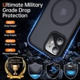 thumbnail image 4 of Funda magnética resistente para iPhone 12/iPhone 12 Pro, [Compatible con Magsafe] [Protección contra caídas de grado militar] Funda protectora translúcida y delgada a prueba de golpes para iPhone, 4 of 8