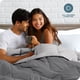 thumbnail image 4 of Edredón de Plumón Alternativo Reversible Bare Home Colección 1800 Tamaño King/Cal King Gris/gris Claro, 4 of 8