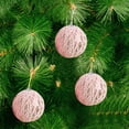 thumbnail image 7 of 3pcs Christmas Ornaments,Glitter Christmas Balls Bauble,Plastic Shatterproof Home Decoration for Christmas Tree Thanksgiving Wedding Party Birthday Decor,3.14 in,Brown, 7 of 7
