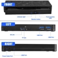 thumbnail image 2 of External DVD Drive, USB3.0/Type-C DVD CD ROM +/-RW Player for Laptops, CD Burner with 2 USB3.0 Ports, SD/TF Port, 2 of 10