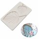 thumbnail image 1 of Exquisitos moldes de fondant de perlas, molde de silicona con forma de hoja de abanico para una elegante decoración de pasteles, material de calidad alimentaria que garantiza un uso seguro en hornos,, 1 of 5