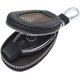 thumbnail image 1 of Funda universal de primera calidad para llavero de coche, de cuero genuino, para llavero inteligente de coche, color negro, 1 of 5