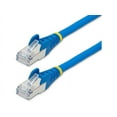 thumbnail image 2 of StarTech 15ft CAT6a Ethernet Cable - Low Smoke Zero Halogen (LSZH) - 10 Gigabit 500MHz 100W PoE RJ45 S/FTP Blue Network Patch Cord Snagless w/Strain Relief (NLBL-15F-CAT6A-PATCH), 2 of 2