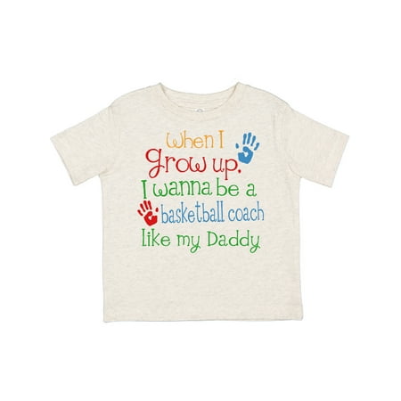 

Inktastic Basketball coach like Daddy Gift Toddler Boy or Toddler Girl T-Shirt