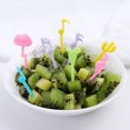 thumbnail image 4 of TidBay 1 Set Fruit Fork Non-breakable Non-slip Anti-scratch Decorative Adorable Creative Cartoon Kid Animal Cute Bento Fork Home Supply, 4 of 7