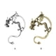 thumbnail image 5 of Pendiente de tuerca con Clip Jumpingount Dargon gótico dorado plateado 4 Uds, 5 of 6