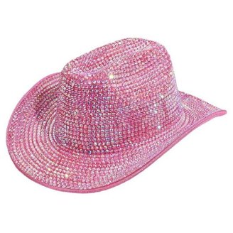 C.C Sparkly Sequin Cowboy Hat with Suede String Trim  display picture 1