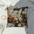 thumbnail image 2 of Nawypu  Japanese Crane Throw Pillow Cover Asian Oriental Heron Bird Colorful Floral Branch Clouds Square Pillow Case Cushion Cover for Home Car Decorative, 2 of 5