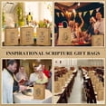 thumbnail image 4 of 24 Pcs Fathers Day Christian Gift Bags, Bible Verse Kraft Paper with Handles, Religious Church Favor Supplies Bulk for Men, Dad, Sunday School, Baptism, Bible Study (Classic Design), 4 of 7