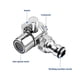 thumbnail image 3 of Portable Dishwasher Hose Faucet Splitter Sink Adapter Washing Machine Faucet Diverter Faucet Connector, 3 of 5